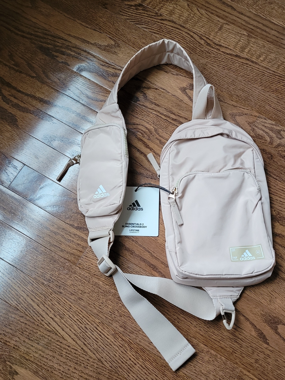 adidas Essentials 2 Sling Crossbody Bag - Beige